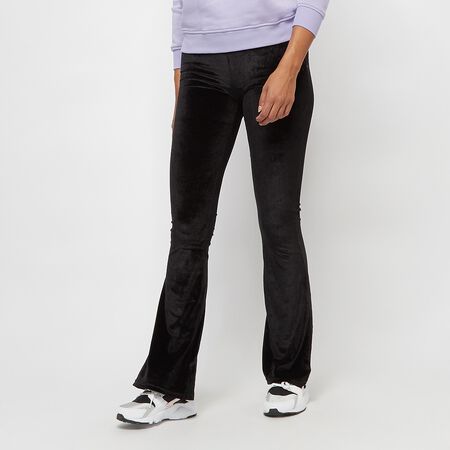 Boot cut leggings in velvet with a high waist - Leggings 