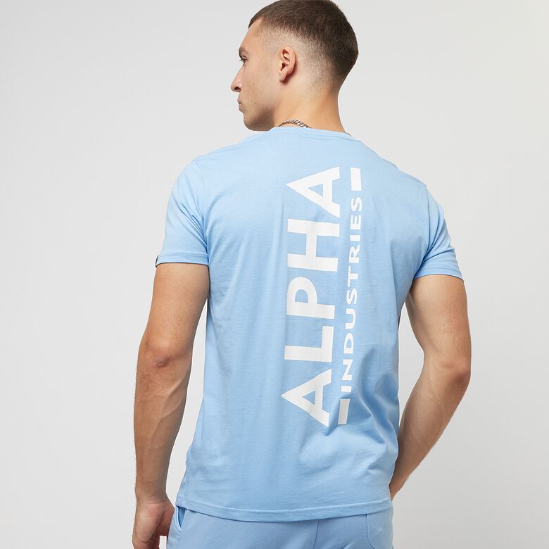 Alpha Industries Backprint T light blue T-Shirts online at SNIPES