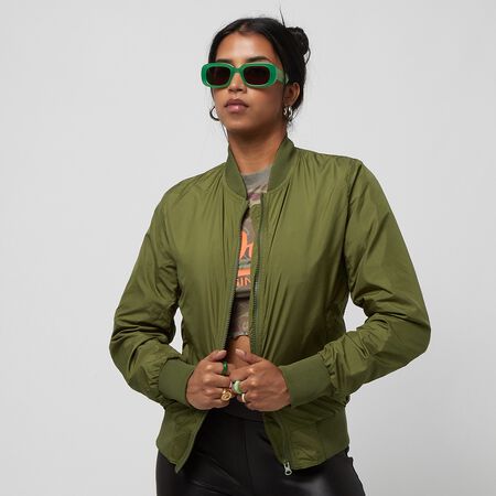 Urban Classics Basic Bomber Jacket olive -  - Online Hip  Hop Fashion Store