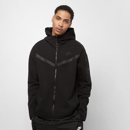 Književne umjetnosti anoniman Društvo  NIKE Sportswear Tech Fleece Men's Full-Zip Hoodie black/black Zip Hoodies  online at SNIPES